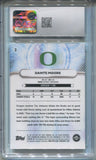 2025 Dante Moore Bowman University Best SHIMMER REFRACTOR CGC 10 #3 Oregon Ducks 3107