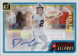 2023 Daniel Carlson Panini Donruss ACTION ALL PROS AUTO 005/299 AUTOGRAPH #AAP-18 Las Vegas Raiders