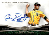 2013 Grant Balfour Topps Tier One CROWD PLEASER AUTO 133/299 AUTOGRAPH #CPA-GB1 Oakland A's