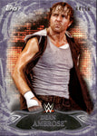 2015 Dean Ambrose Topps Undisputed WWE PURPLE 04/50 #87 The Shield