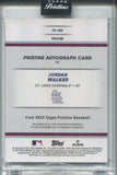 2024 Jordan Walker Topps Pristine PURPLE PULSAR AUTO 57/99 AUTOGRAPH #PA-JWA St. Louis Cardinals