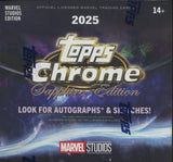 *LAST BOX* 2025 Topps Marvel Studios Chrome Sapphire Edition, Box