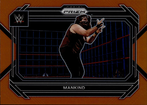 2023 Mankind Panini Prizm WWE ORANGE 55/99 #55 WWE Legend Cactus Jack Mick Foley