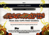2026 Chipper Jones Topps Finest GUSTOGRAPHS AUTO 02/25 AUTOGRAPH #GA-CJ Atlanta Braves HOF