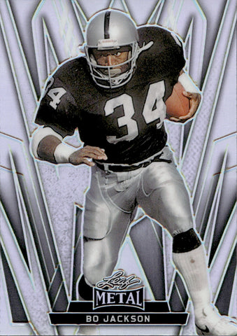 2024 Bo Jackson Leaf National Convention Metal HOLO SILVER 16/20 #LMB-7 Oakland Raiders