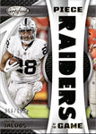 2023 Josh Jacobs Panini Certified PIECE OF THE GAME JERSEY 056/199 RELIC #POG-31 Las Vegas Raiders
