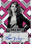 2022 Lindsay Wagner Leaf Pop Century PINK AUTO 13/15 AUTOGRAPH #BA-LW1 Bionic Woman