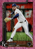 2025 Bobby Witt Jr. Topps SERIES ONE PINK SAND GLITTER FOIL #100 Kansas City Royals
