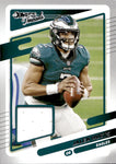 2021 Jalen Hurts Panini Donruss Threads JERSEY RELIC #DT11 Philadelphia Eagles