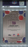 2025 Jaxson Dart Topps Chrome FIRST YEAR FABRIC ROOKIE JERSEY RELIC RC PSA 8 #JD New England Patriots 5467