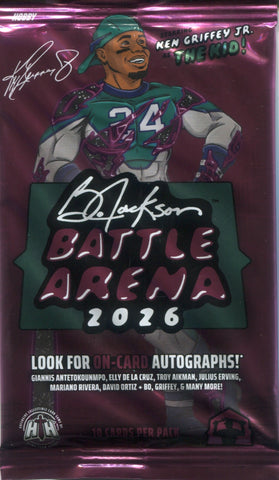 2026 Bo Jackson Battle Arena Ken Griffey Jr Edition Hobby, Pack