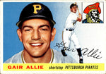 1955 Gair Allie Topps #59 Pittsburgh Pirates BV $30