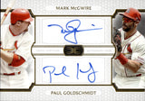2024 Mark McGwire Paul Goldschmidt Topps Definitive DUAL AUTO 33/35 AUTOGRAPH #DAC-MGS St. Louis Cardinals