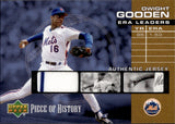 2022 Dwight Gooden Upper Deck Piece of History ERA LEADERS JERSEY RELIC #EL-DG New York Mets