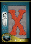2009 Jimmie Foxx Topps Updates & Highlights LEGENDS OF THE GAME 02/50 REPLICA TEAM LETTER PATCH #LGTLP-JF Boston Red Sox HOF