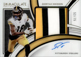 2022 Diontae Johnson Panini Immaculate JUMBO PATCH AUTO 52/75 AUTOGRAPH RELIC #PPA-DJO Pittsburgh Steelers