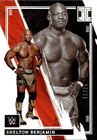 2022 Shelton Benjamin Panini Immaculate HOLO SILVER 06/25 #88 Monday Night Raw