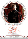 2022 Jack Gleeson as King Joffrey Baratheon Rittenhouse Game of Thrones Volume 2 RED INK AUTO AUTOGRAPH #_JAGL 1