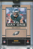 2024 Will Shipley Panini One DAY ONE ROOKIE AUTO 40/99 AUTOGRAPH #141 Philadelphia Eagles