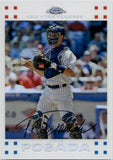 2007 Jorge Posada Topps Chrome WHITE REFRACTOR 061/660 #114 New York Yankees