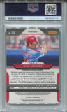 2021 Mike Schmidt Panini Prizm GREEN WAVE PSA 8 #124 Philadelphia Phillies HOF 0979