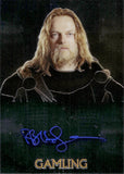 2004 Bruce Hopkins as Gamling Topps Chrome Lord of the Rings AUTO AUTOGRAPH #NNO