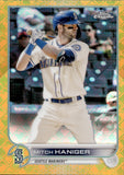 2022 Mitch Haniger Topps Chrome Logofractor GOLD REFRACTOR 20/50 #99 Seattle Mariners