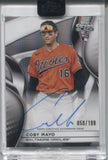 2025 Coby Mayo Topps Chrome Black ROOKIE REFRACTOR AUTO 050/199 AUTOGRAPH #CBA-CMA Baltimore Orioles
