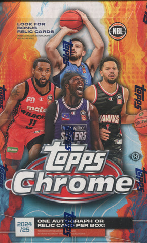 2024-25 Topps Chrome NBL Basketball Hobby, Box