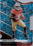 2019 Deebo Samuel Panini Spectra NEON BLUE PRIZM DIE-CUT 24/50 #168 San Francisco 49ers