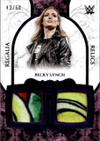 2025 Becky Lynch Topps Royalty WWE PURPLE FOIL REGALIA RELICS DUAL SHIRT 43/50 RELIC #RR-9 Monday Night Raw