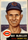 1953 Roy McMillan Topps HIGH NUMBER #259 Cincinnati Reds BV $80