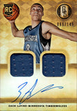 2014-15 Zach LaVine Panini Gold Standard ROOKIE DUAL JERSEY AUTO 089/149 AUTOGRAPH RELIC RC #252 Minnesota Timberwolves