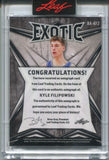 2022 Kyle Filipowski Leaf Exotic ROOKIE PARROT AUTO 3/5 AUTOGRAPH #BA-KF1 Utah Jazz
