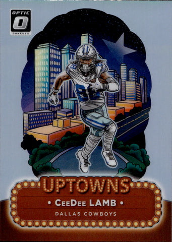 2024 CeeDee Lamb Donruss Optic UPTOWN #21 Dallas Cowboys