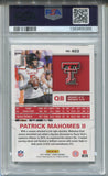 2017 Patrick Mahomes II Panini Classics ROOKIE RC PSA 9 #274 Kansas City Chiefs 5089