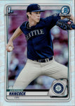 2020 Emerson Hancock Bowman Chrome Draft 1ST BOWMAN REFRACTOR #BD-12 Seattle Mariners