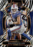 2025 Dalton Kincaid Panini Select CONCOURSE ZEBRA PRIZM #85 Buffalo Bills