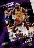 2021-22 LeBron James Panini Player of the Day KABOOM 95/99 #24 Los Angeles Lakers