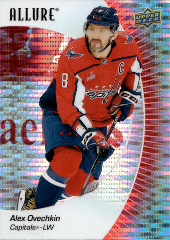 2023-24 Alex Ovechkin Upper Deck Allure RED RAINBOW #49 Washington Capitals