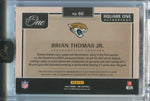 2024 Brian Thomas Jr. Panini One ROOKIE BRONZE SQUARE ONE QUAD PATCH AUTO 09/15 AUTOGRAPH RELIC #66 Jacksonville Jaguars