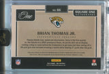 2024 Brian Thomas Jr. Panini One ROOKIE BRONZE SQUARE ONE QUAD PATCH AUTO 09/15 AUTOGRAPH RELIC #66 Jacksonville Jaguars