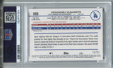 2024 Yoshinobu Yamamoto Topps Holiday PURPLE GLITTER ROOKIE 34/99 RC PSA 7 #H88 Los Angeles Dodgers 4164