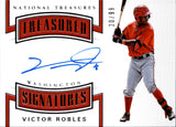 2018 Victor Robles Panini National Treasures TREASURED SIGNATURES AUTO 20/99 AUTOGRAPH #TS-VR Washington Nationals