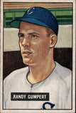 1951 Randy Gumpert Bowman #57 Chicago White Sox BV $25