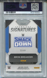 2024 Bron Brkker Panini Prim WWE BLUE PRIZM CHAMPIONS SIGNATURES AUTO 32/49 AUTOGRAPH PSA 9 #CS-BBK Monday Night Raw 6322