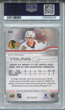 2025-26 Sam Rinzel Upper Deck Series 1 YOUNG GUNS ROOKIE RC PSA 9 #248 Chicago Blackhawks 8203