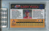 2001 Albert Pujols E-Topps ROOKIE /5000 RC BGS 8.5 #143 St. Louis Cardinals 8780