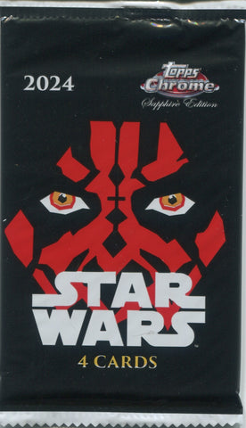 2024 Topps Star Wars Chrome Sapphire Edition, Pack