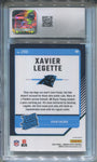 2024 Xavier Legette Donruss Optic BLUE GLITTER RATED ROOKIE RC CGC 10 #299 Carolina Panthers 0146
